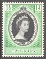 Cyprus Scott 167 Mint